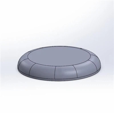 Le estremità del piatto ellissoidale possono essere utilizzate in applicazion...